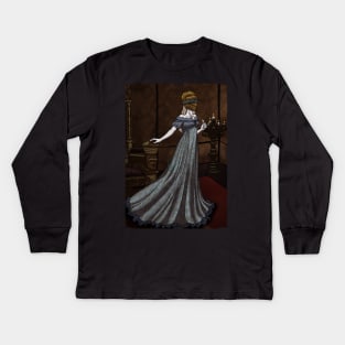 Bloodborne - Queen Annalise Vileblood. Kids Long Sleeve T-Shirt